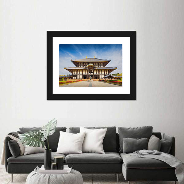 Todaiji Great Buddha Hall, Nara Canvas Wall Art
