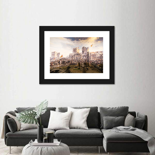 Fall of Constantinople 1453 Canvas Wall Art