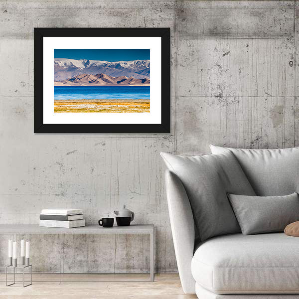Karakul Lake In Pamir In Tajikistan Canvas Wall Art