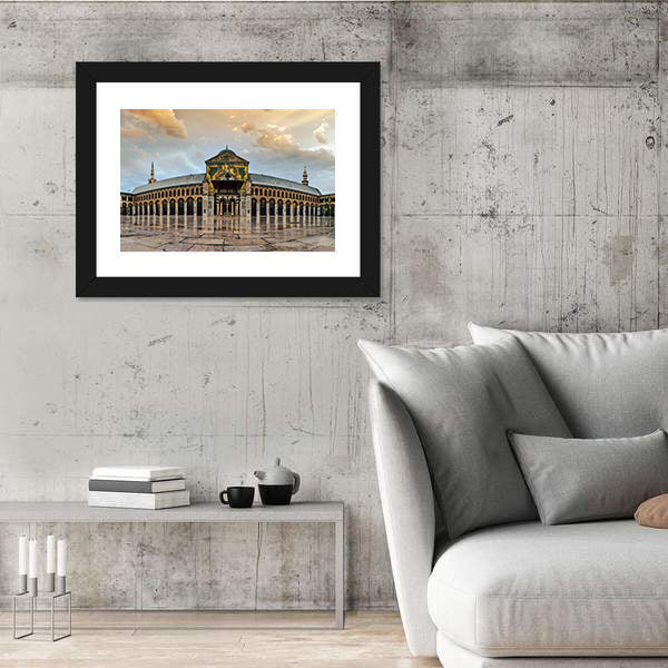 Great Umayyad Mosque Of Damascus Syria Canvas Wall Art