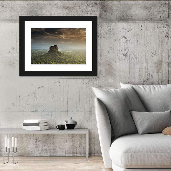 Sigiriya Lion Rock Fortress Canvas Wall Art