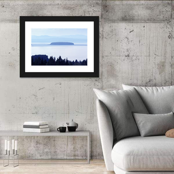 Early Morning Lake In Sweden Canvas Wall Art
