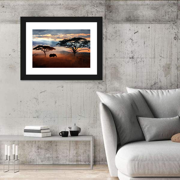 Wildlife Of Tanzania Canvas Wall Art