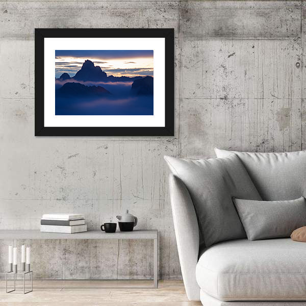 Dolomites Alps In Italy Canvas Wall Art