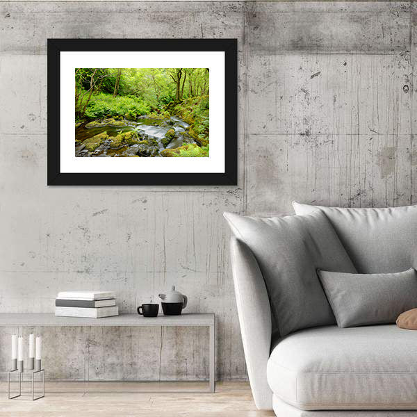 Dolgoch Falls In Wales UK Canvas Wall Art