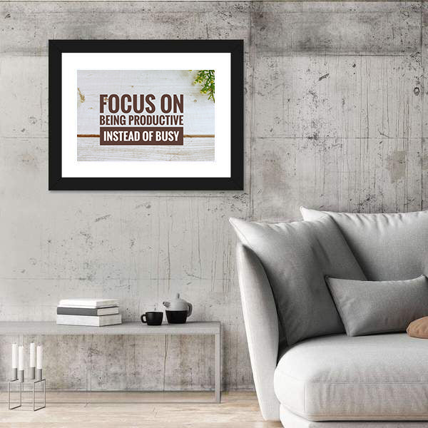 Quote For Creativity Canvas Wall Art