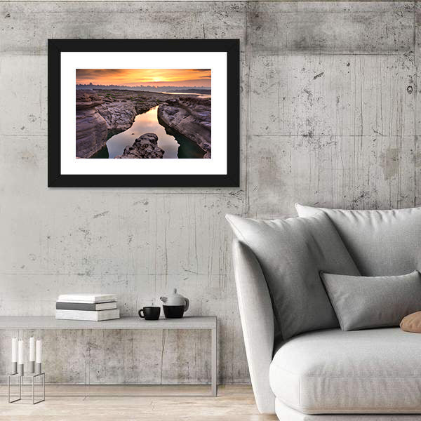 Sunrise At Thailand Grand Canyon Canvas Wall Art