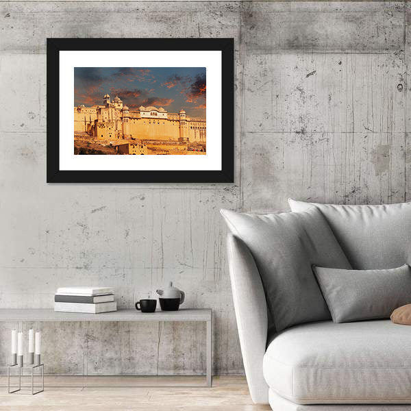 Amber Fort in Jaipur, India Canvas Wall Art