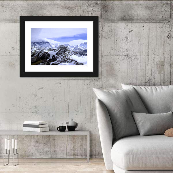 Himalayan Snow-capped Peaks Canvas Wall Art