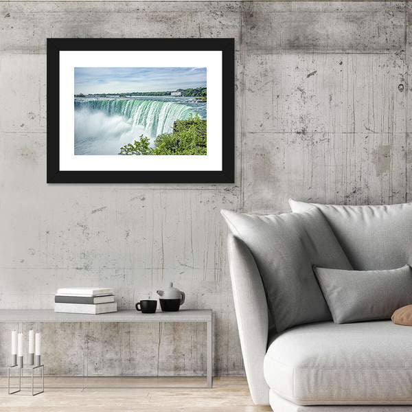 Niagara Falls From The Canadian Side Canvas Wall Art