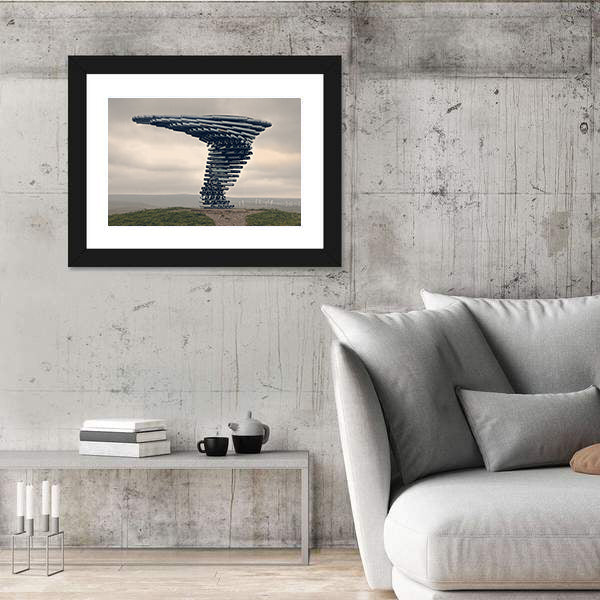 Singing Ringing Tree Sculpture in Lancashire Canvas Wall Art