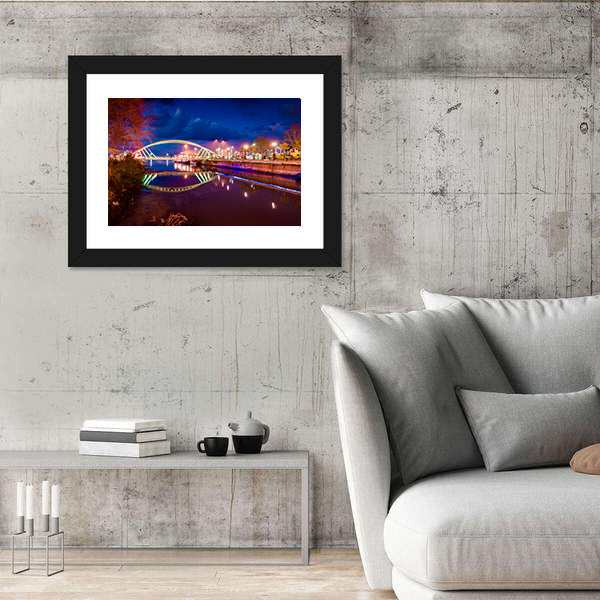 Lovers Bridge Of The Yalova City Turkey Canvas Wall Art