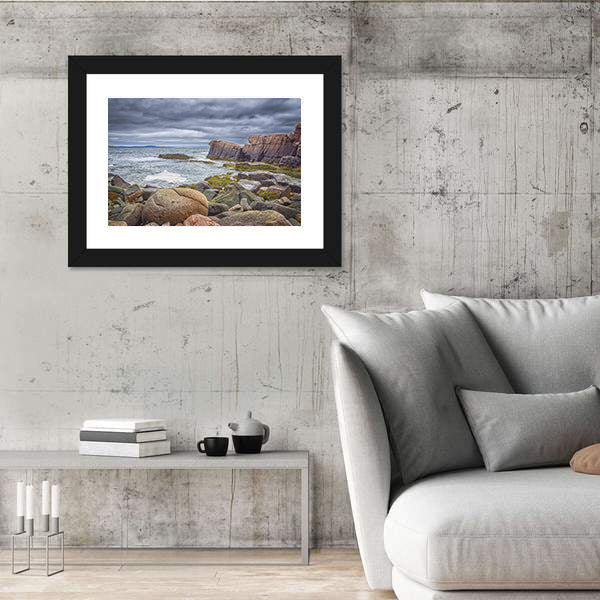 Rocky Coastline at Acadia National Park Canvas Wall Art
