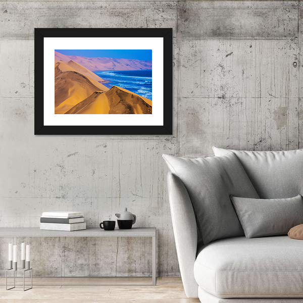 Namibia Sand Dunes Along the Atlantic Coast Canvas Wall Art