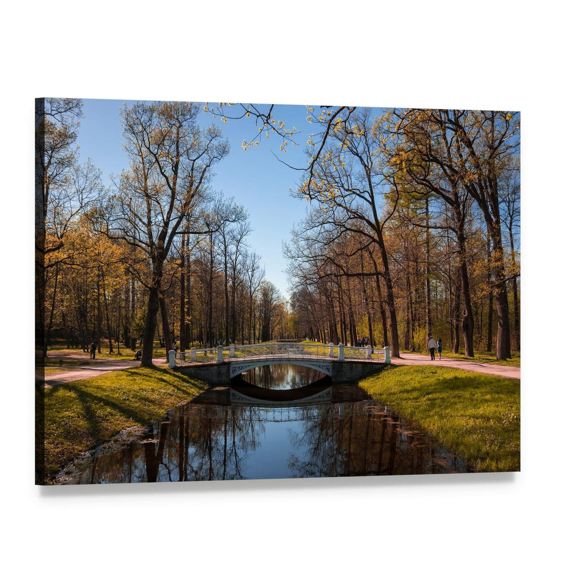 Alexander Park View in Pushkin Canvas Wall Art, single panel gallery wrapped canvas, angled product view