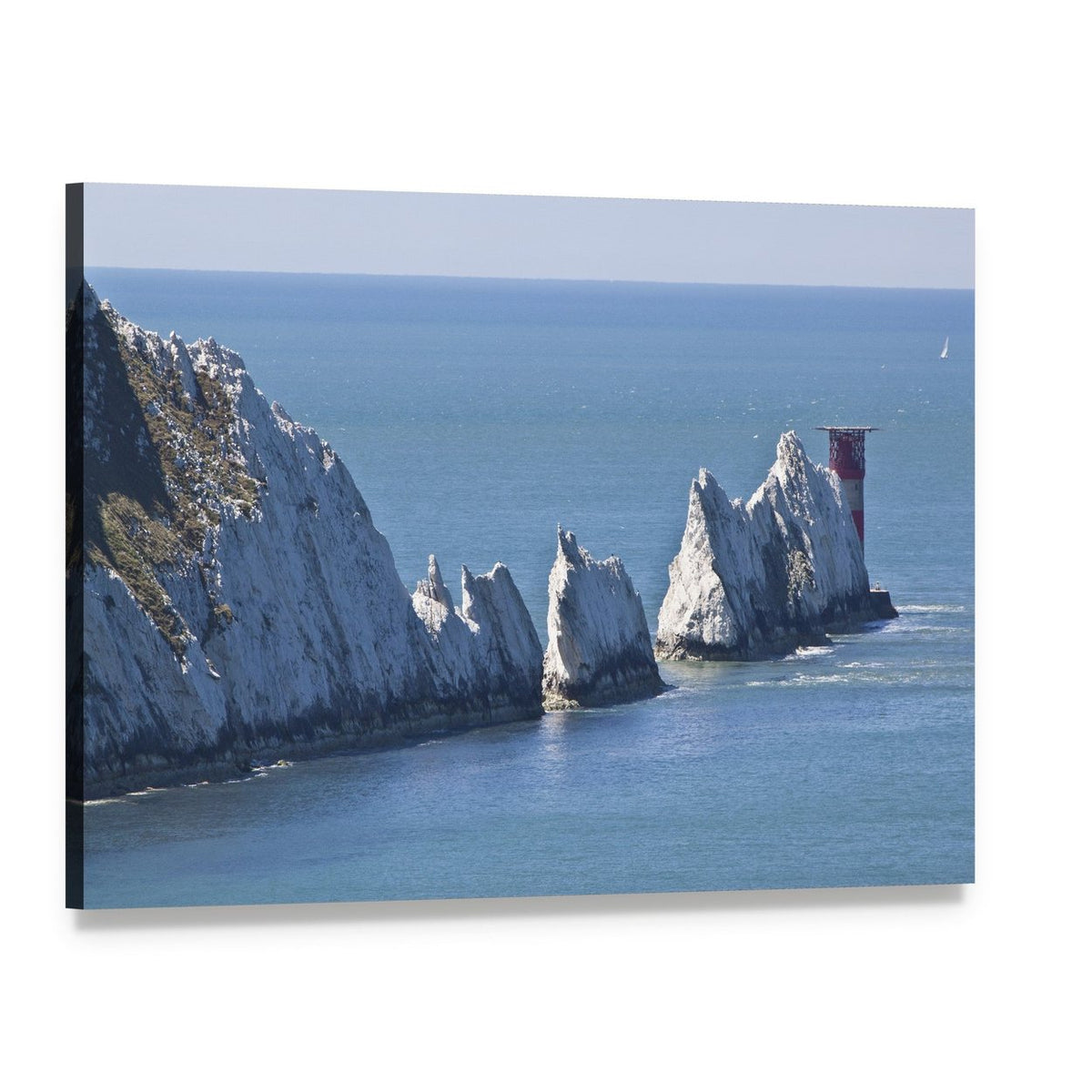 Needles on the South Coast Canvas Wall Art, single panel gallery wrapped canvas, angled product view