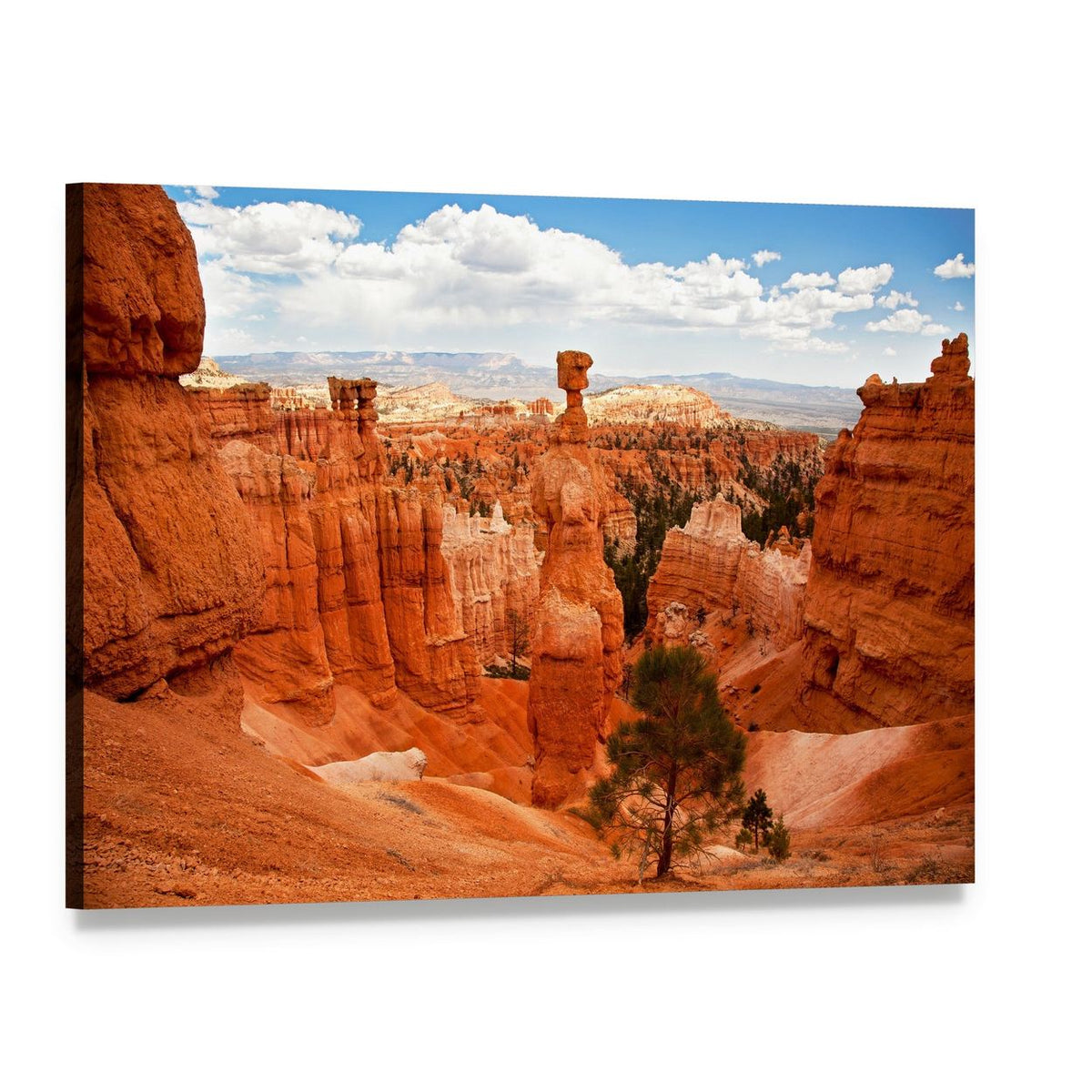 Thors Hammer Bryce Canyon Utah Canvas Wall Art, single panel gallery wrapped canvas, angled product view