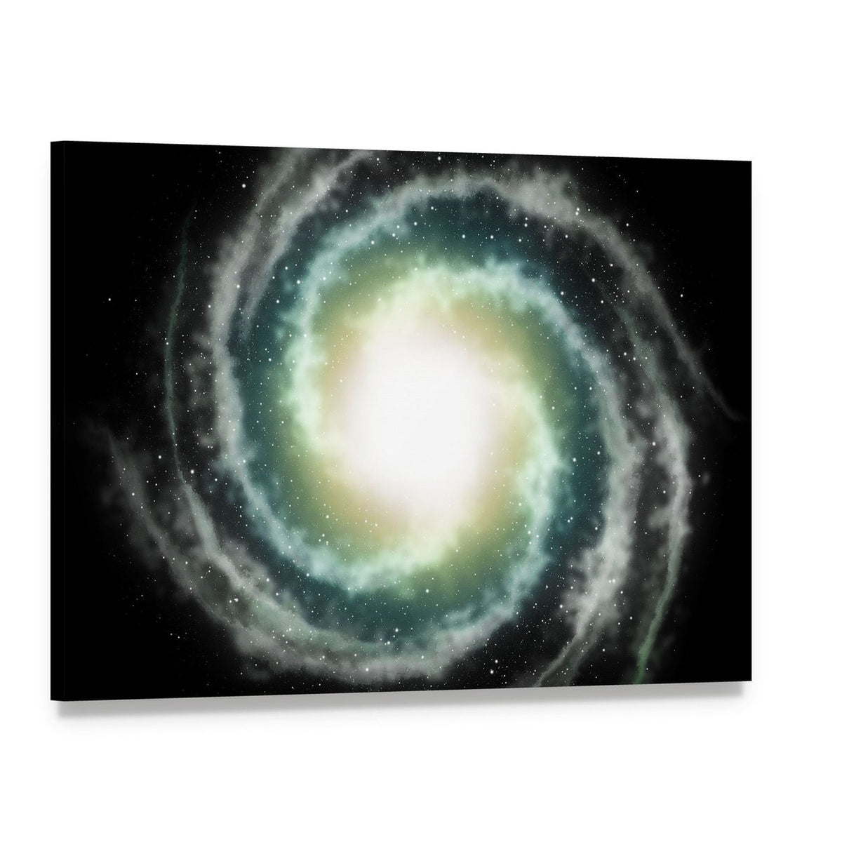 Nebula in Sky Canvas Wall Art, single panel gallery wrapped canvas, angled product view
