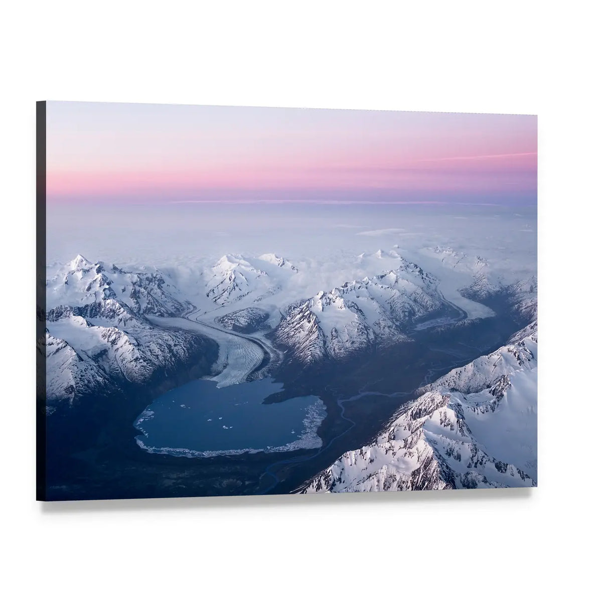 Mount Gannett and Inner Lake George Canvas Wall Art, single panel gallery wrapped canvas, angled product view