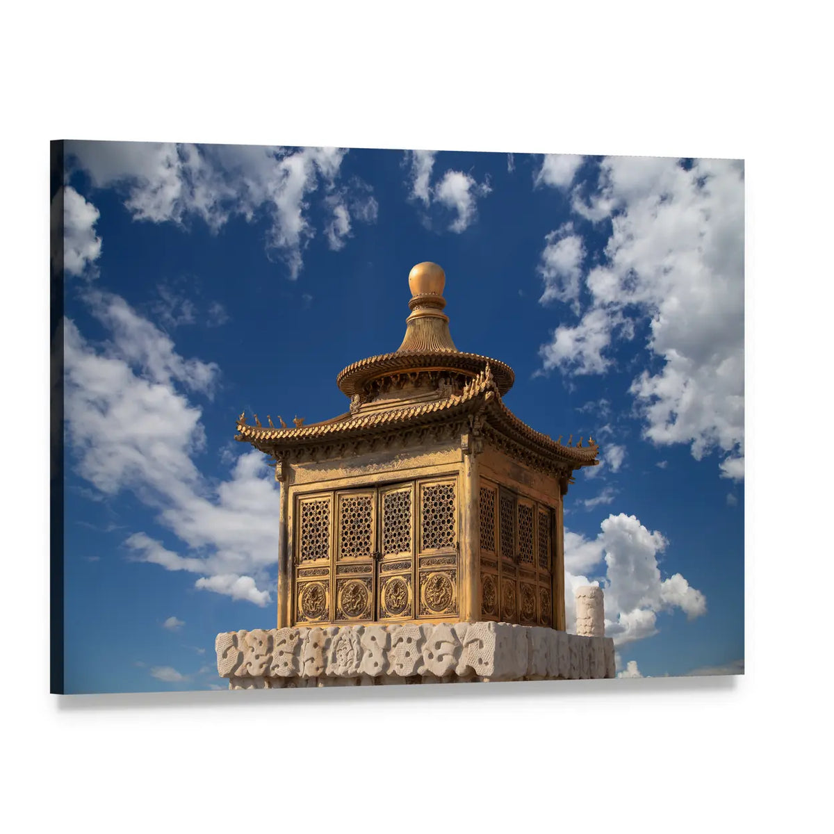 Chinese Imperial Palace, Beijing Canvas Wall Art, single panel gallery wrapped canvas, angled product view