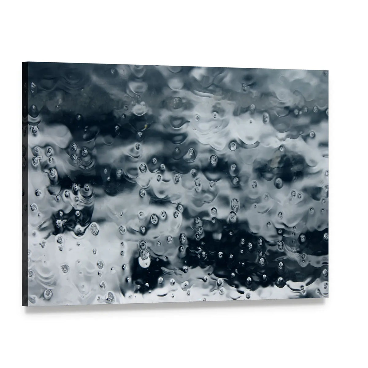 Ocean Spray on Boat Window Canvas Wall Art, single panel gallery wrapped canvas, angled product view