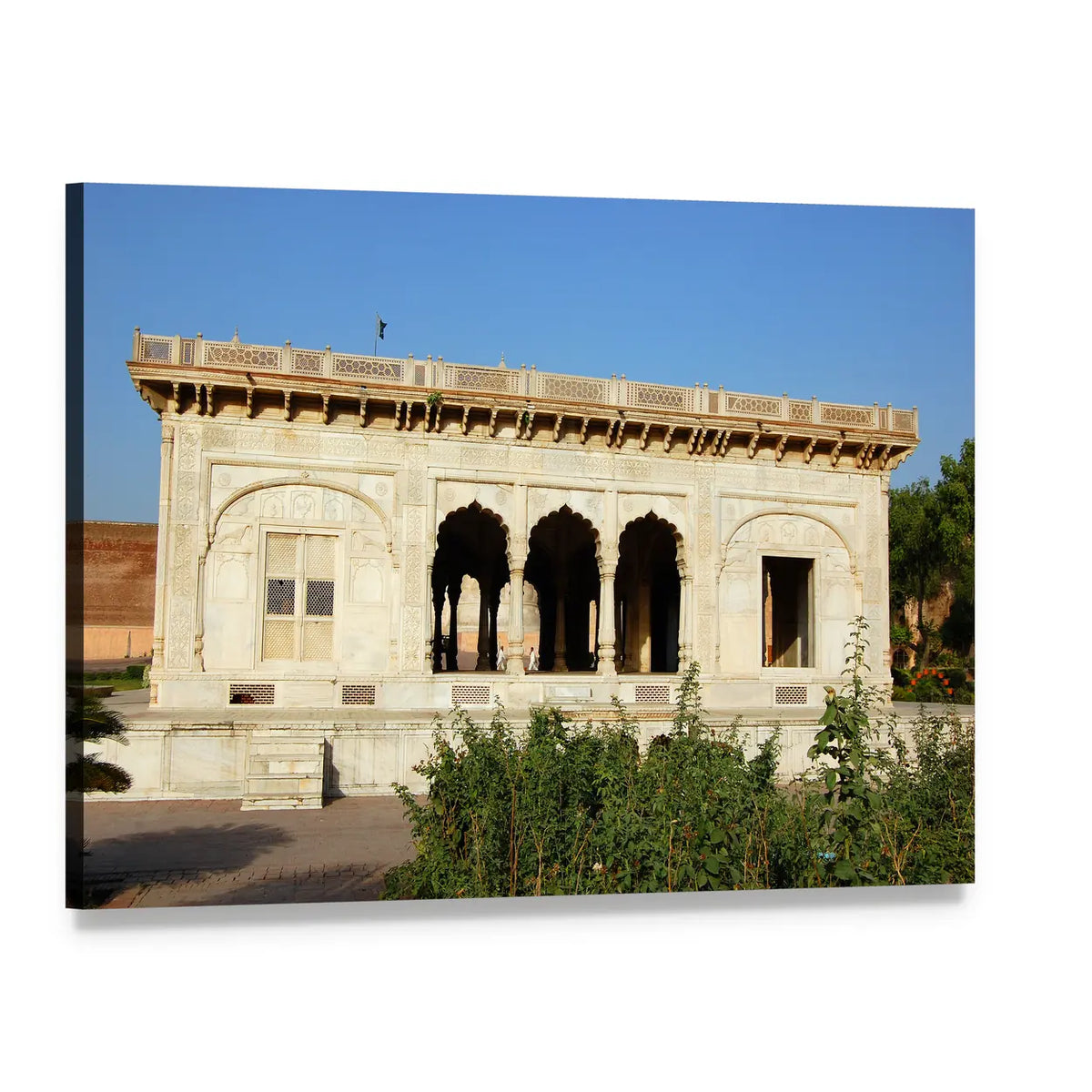 Alamgiri Gate in Lahore Canvas Wall Art, single panel gallery wrapped canvas, angled product view