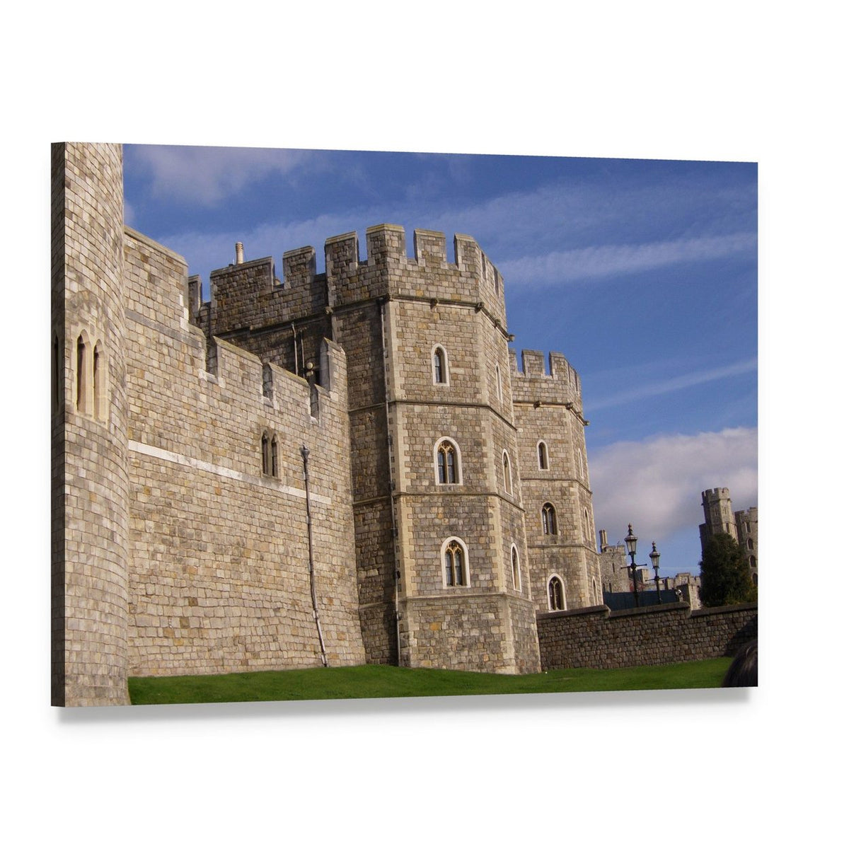 Queen's Favorite Residence Canvas Wall Art, single panel gallery wrapped canvas, angled product view