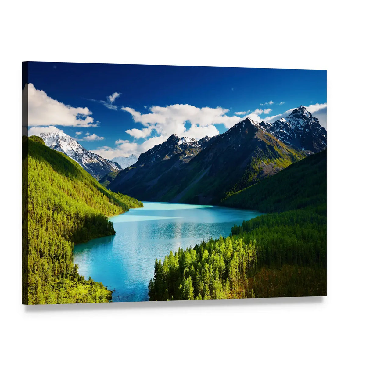 Road to Red Rock Canyon Canvas Wall Art, single panel gallery wrapped canvas, angled product view