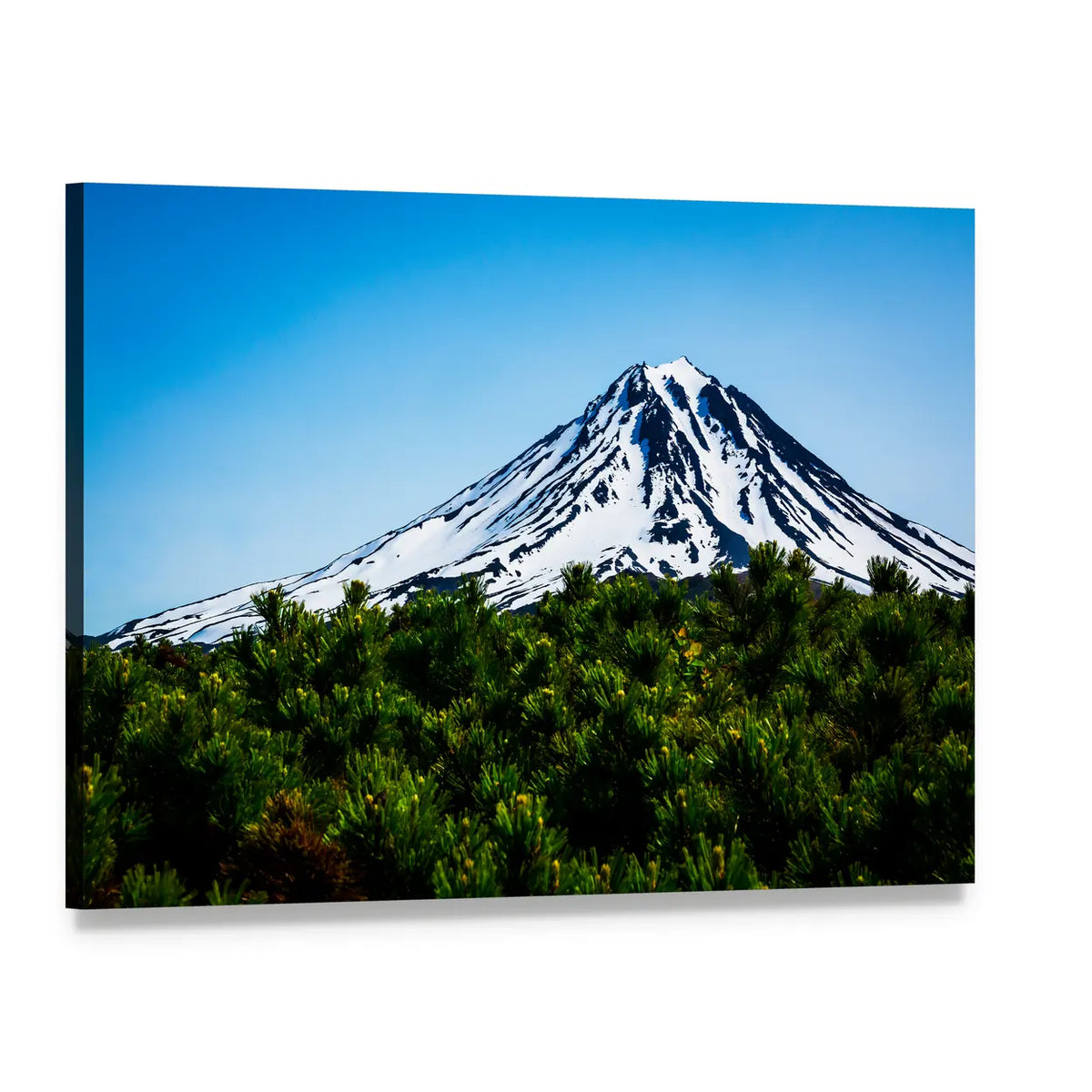 Viluchinskiy Volcano, Kamchatka Canvas Wall Art, single panel gallery wrapped canvas, angled product view
