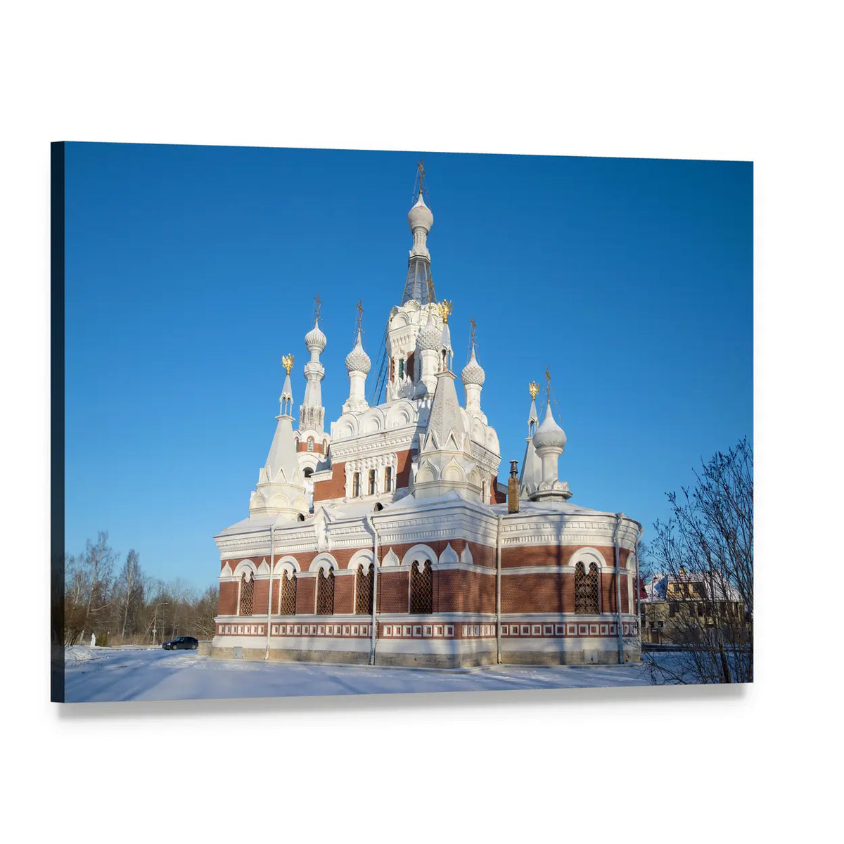Nicholas Temple, Russia Canvas Wall Art, single panel gallery wrapped canvas, angled product view