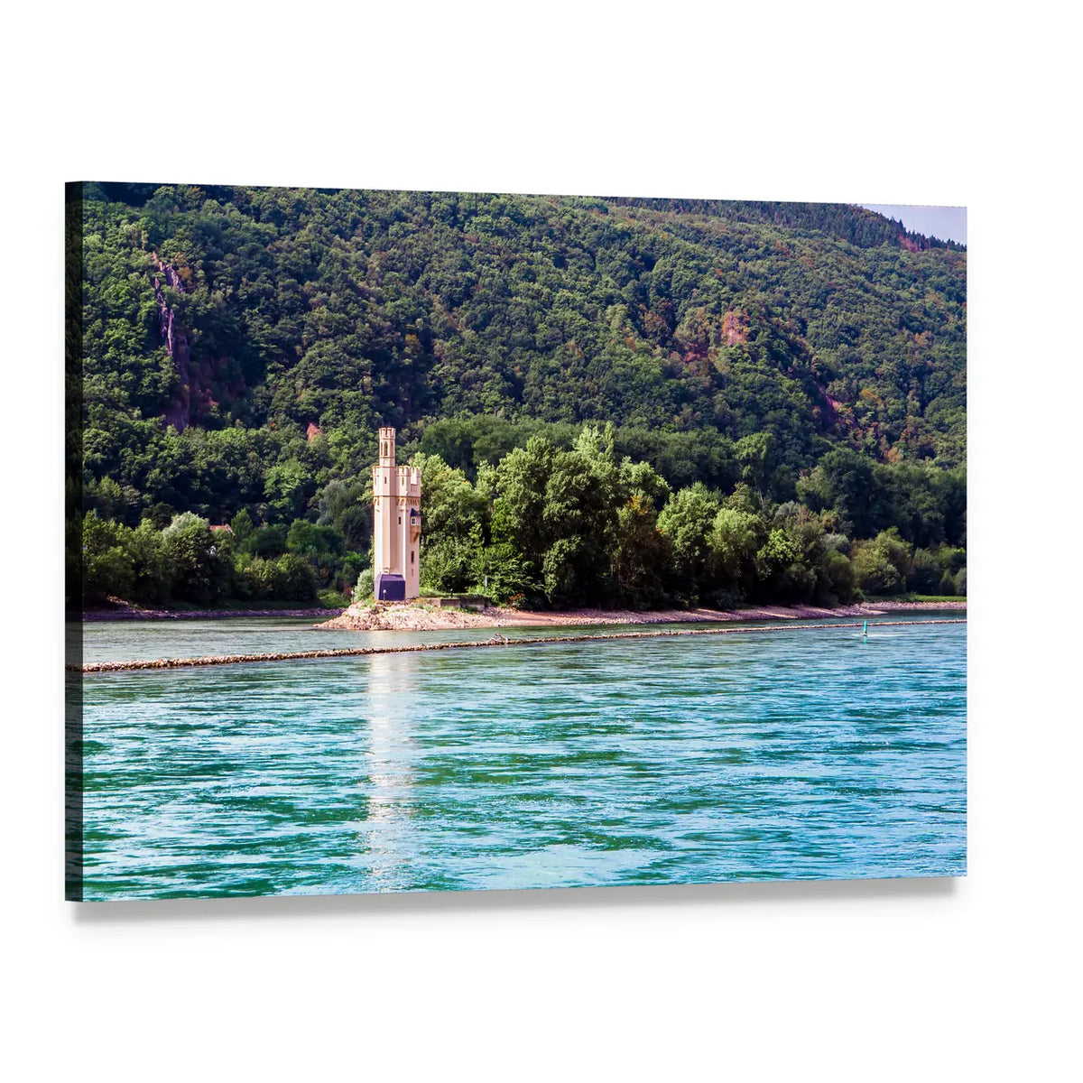 Mouse Tower, Berlin Canvas Wall Art, single panel gallery wrapped canvas, angled product view
