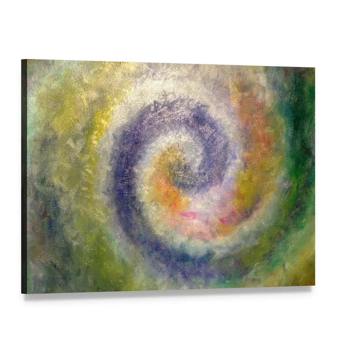 Fibonacci Sequence And Golden Ratio Canvas Wall Art, single panel gallery wrapped canvas, angled product view