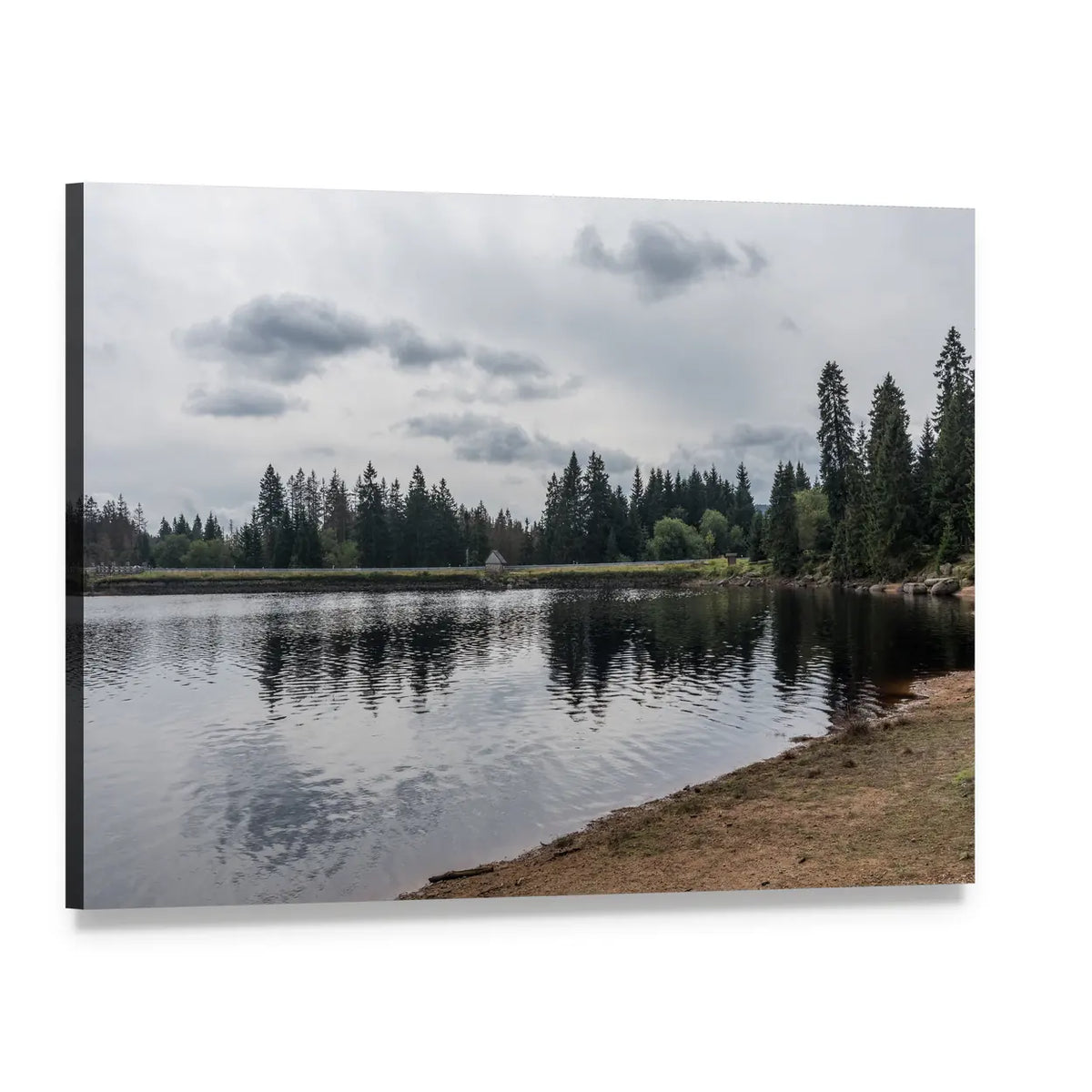 Silberteich Lake, Germany Canvas Wall Art, single panel gallery wrapped canvas, angled product view