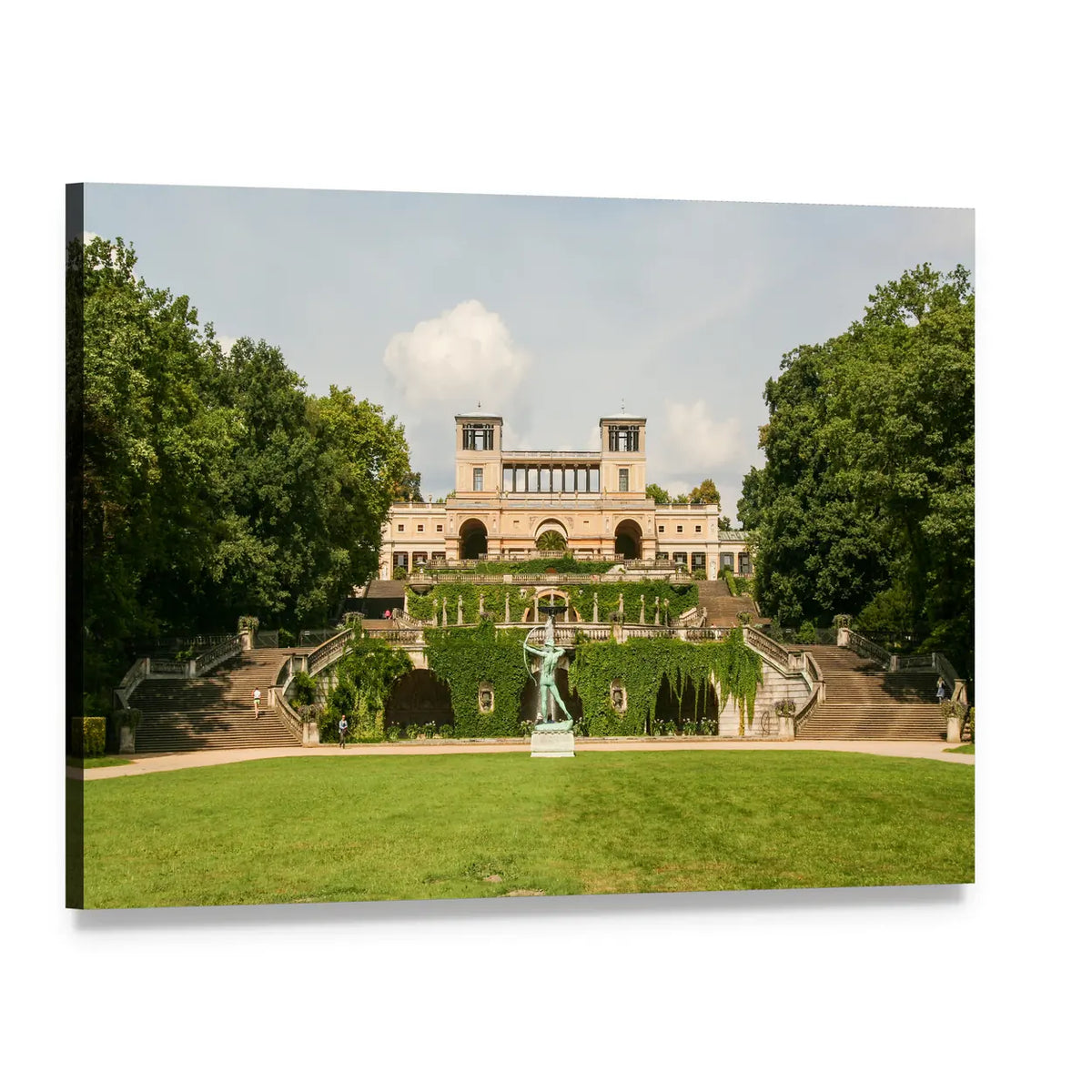 Sanssouci Park, Germany Canvas Wall Art, single panel gallery wrapped canvas, angled product view