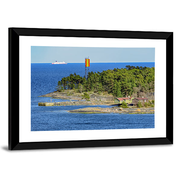 Kyto Island Lighthouse, Finland Canvas Wall Art
