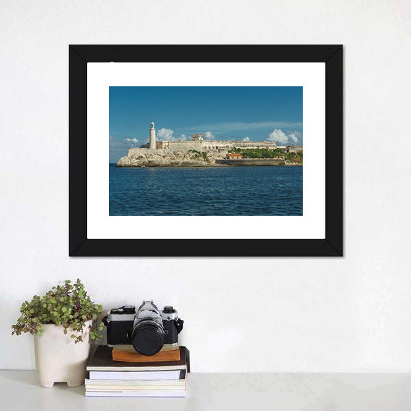 Castillo del Morro In Havana Cuba Canvas Wall Art-3 Horizontal-Gallery Wrap-25" x 16"-Tiaracle