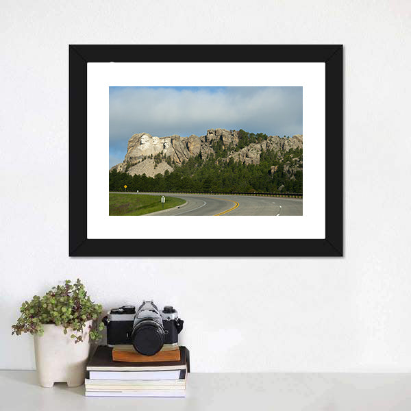 Mount Rushmore In Dakota Canvas Wall Art-5 Horizontal-Gallery Wrap-22" x 12"-Tiaracle