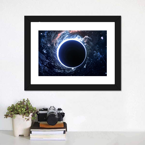 Supermassive Black Hole Canvas Wall Art