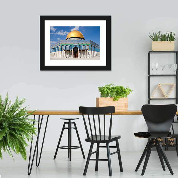 Jerusalem Day View Canvas Wall Art-5 Horizontal-Gallery Wrap-22" x 12"-Tiaracle