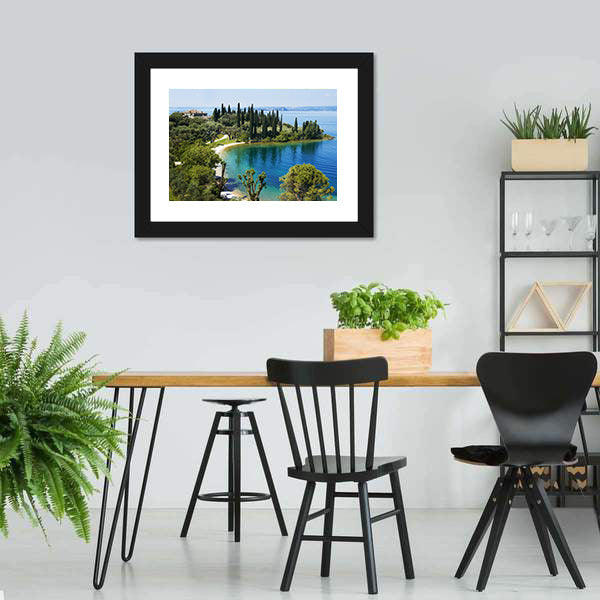 Lake Garda Italy Canvas Wall Art-3 Horizontal-Gallery Wrap-25" x 16"-Tiaracle