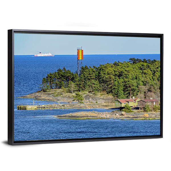 Kyto Island Lighthouse, Finland Canvas Wall Art