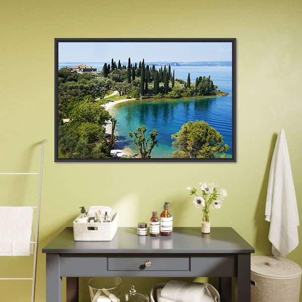 Lake Garda Italy Canvas Wall Art-3 Horizontal-Gallery Wrap-25" x 16"-Tiaracle