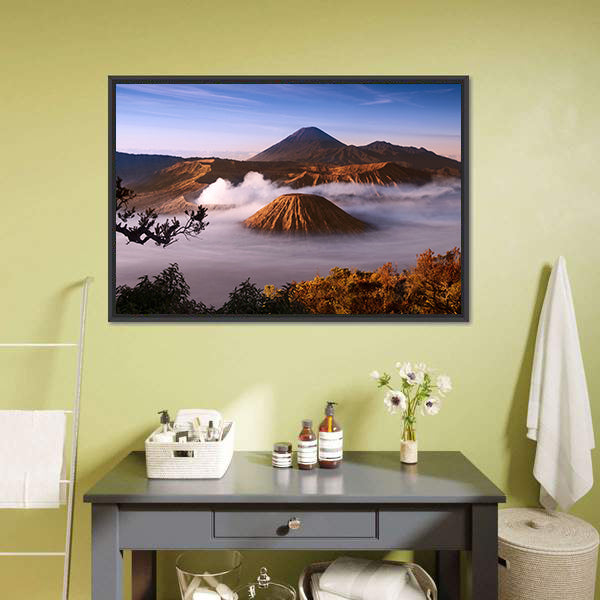 Mount Bromo Canvas Wall Art-5 Horizontal-Gallery Wrap-22" x 12"-Tiaracle
