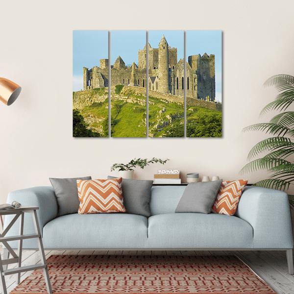 Rock Of Cashel In County Tipperary Canvas Wall Art-4 Horizontal-Gallery Wrap-34" x 24"-Tiaracle