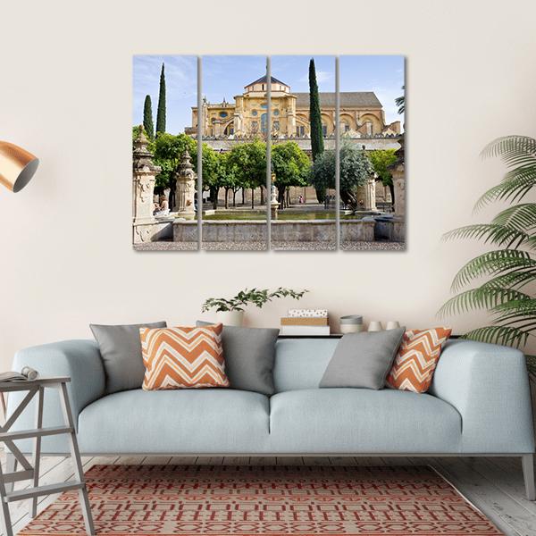 Cathedral Mosque Cordoba Canvas Wall Art-4 Horizontal-Gallery Wrap-34" x 24"-Tiaracle