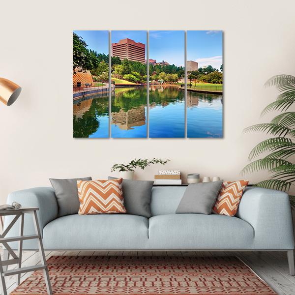 Finlay Park Columbia Canvas Wall Art-4 Horizontal-Gallery Wrap-34" x 24"-Tiaracle