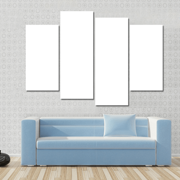 4 Panels Print - Custom Pop Horizontal Canvas Wall Art-34" x 20"-Original-Tiaracle