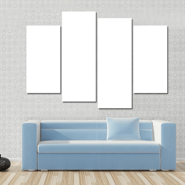 4 Panels Print - Custom Pop Horizontal Canvas Wall Art-50" x 32"-Original-Tiaracle