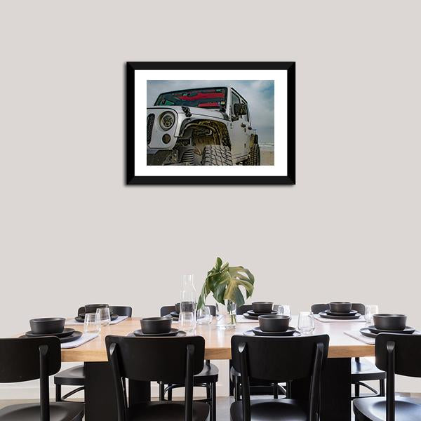 4x4 Jeep Vertical Canvas Wall Art-3 Vertical-Gallery Wrap-12" x 25"-Tiaracle