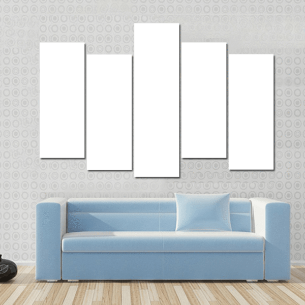 5 Panels Print - Custom Pop Horizontal Canvas Wall Art-47" x 32"-Original-Tiaracle